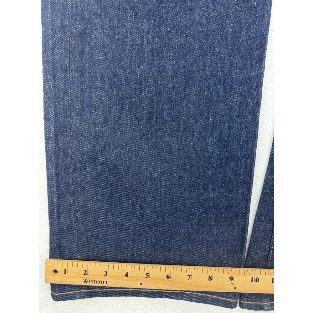 Levis 501 Jeans Men 44x30 Big Blue Straight Leg Button Fly Distressed Denim NWT